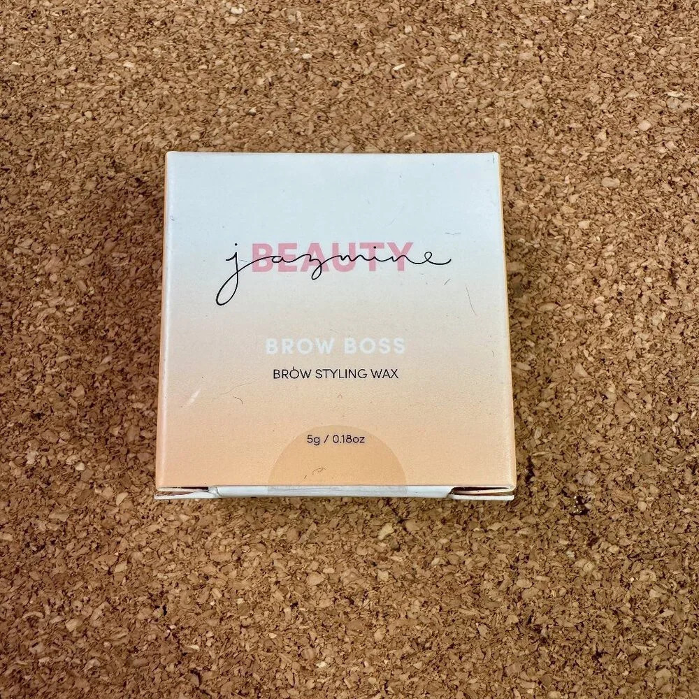 Jazmine Beauty NIB Brow Boss Styling Wax .18 OZ Clear